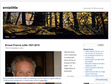 Tablet Screenshot of ernielittle.wordpress.com