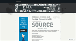 Desktop Screenshot of designnaturaartigianato.wordpress.com