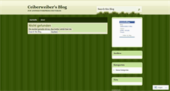 Desktop Screenshot of ceiberweiber.wordpress.com