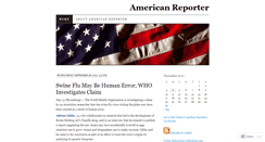 Desktop Screenshot of americanreporter.wordpress.com