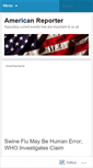 Mobile Screenshot of americanreporter.wordpress.com