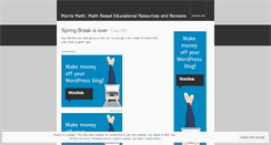 Desktop Screenshot of morrismath.wordpress.com