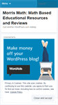 Mobile Screenshot of morrismath.wordpress.com