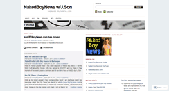 Desktop Screenshot of nakedboynews.wordpress.com