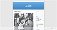 Desktop Screenshot of lolart.wordpress.com