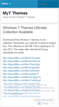 Mobile Screenshot of my7themes.wordpress.com