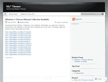 Tablet Screenshot of my7themes.wordpress.com