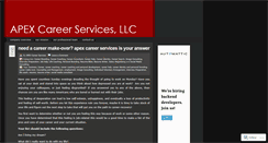 Desktop Screenshot of apexcareerservices.wordpress.com