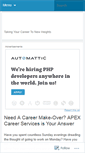 Mobile Screenshot of apexcareerservices.wordpress.com