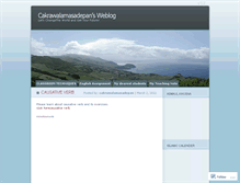 Tablet Screenshot of cakrawalamasadepan.wordpress.com