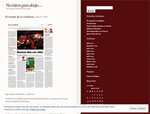 Tablet Screenshot of nomiresabajo.wordpress.com