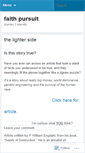 Mobile Screenshot of faithpursuit.wordpress.com
