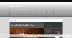 Desktop Screenshot of newssauce.wordpress.com