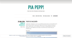 Desktop Screenshot of piapepp.wordpress.com