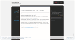 Desktop Screenshot of lubricantchat.wordpress.com