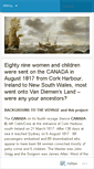 Mobile Screenshot of canada4convictship.wordpress.com