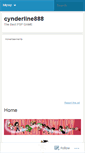 Mobile Screenshot of cynderline.wordpress.com