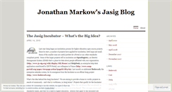 Desktop Screenshot of jjmarkow.wordpress.com