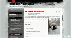 Desktop Screenshot of beetsandpetitesyrah.wordpress.com