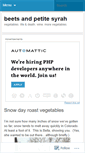 Mobile Screenshot of beetsandpetitesyrah.wordpress.com