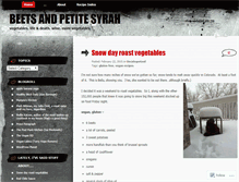 Tablet Screenshot of beetsandpetitesyrah.wordpress.com