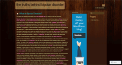 Desktop Screenshot of bipolarlives.wordpress.com