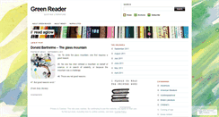 Desktop Screenshot of mygreenreader.wordpress.com