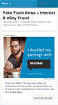 Mobile Screenshot of fakeflashnews.wordpress.com