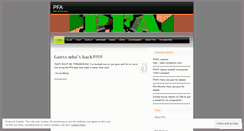 Desktop Screenshot of pfaarmy.wordpress.com