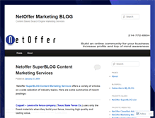 Tablet Screenshot of netoffer.wordpress.com