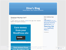 Tablet Screenshot of dinodms.wordpress.com