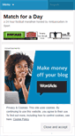 Mobile Screenshot of matchforadaysa.wordpress.com