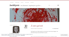 Desktop Screenshot of imitthjerte.wordpress.com