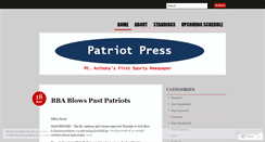 Desktop Screenshot of maupatriotpress.wordpress.com