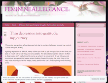 Tablet Screenshot of feminineallegiance.wordpress.com