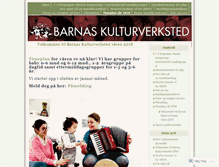 Tablet Screenshot of kulturverksted.wordpress.com