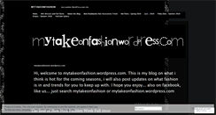 Desktop Screenshot of mytakeonfashion.wordpress.com