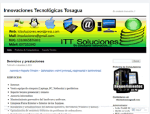 Tablet Screenshot of ittsoluciones.wordpress.com