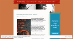 Desktop Screenshot of disabilityfunhouse.wordpress.com