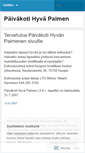 Mobile Screenshot of hyvapaimen.wordpress.com