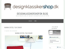 Tablet Screenshot of designklassikershop.wordpress.com