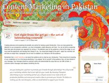 Tablet Screenshot of contentmarketingpakistan.wordpress.com