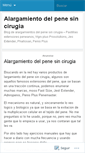 Mobile Screenshot of alargamientodelpene.wordpress.com