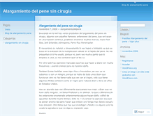Tablet Screenshot of alargamientodelpene.wordpress.com