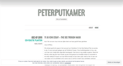 Desktop Screenshot of peterputkamer.wordpress.com