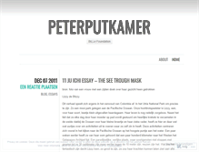 Tablet Screenshot of peterputkamer.wordpress.com
