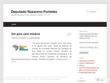Tablet Screenshot of nazarenofonteles.wordpress.com