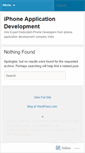 Mobile Screenshot of iphoneappsdevelopment.wordpress.com
