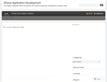 Tablet Screenshot of iphoneappsdevelopment.wordpress.com