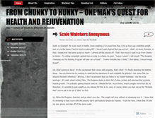 Tablet Screenshot of fromchunkytohunky.wordpress.com